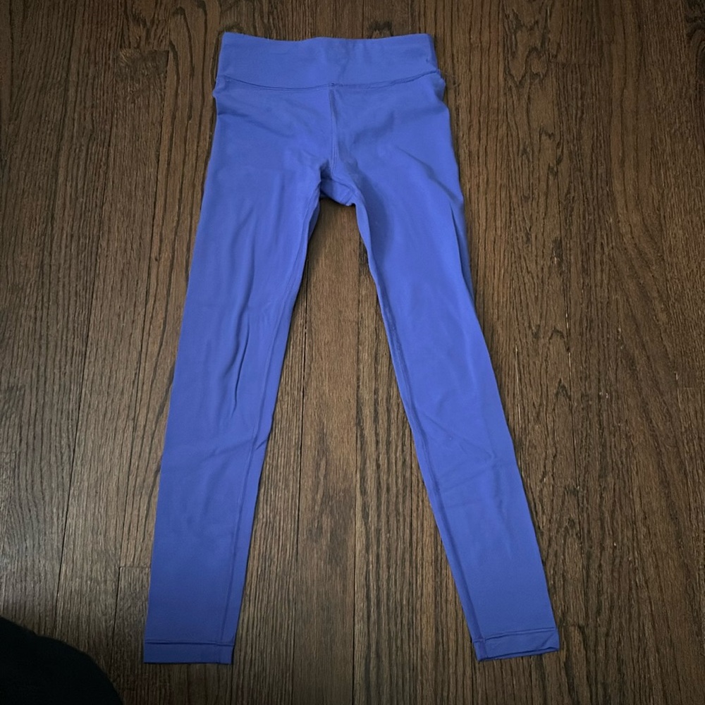 Athleta Girls Chit Chat Leggings size 7 purple lavender